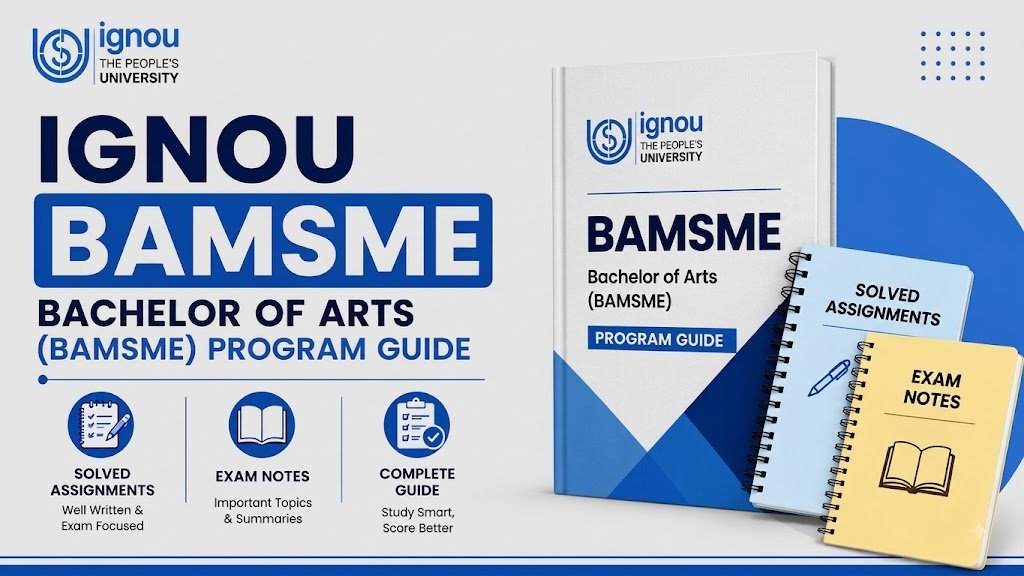 IGNOU Bachelor of Arts (Home Science) (BAFHSC) Solved Assignments, and Exam Notes