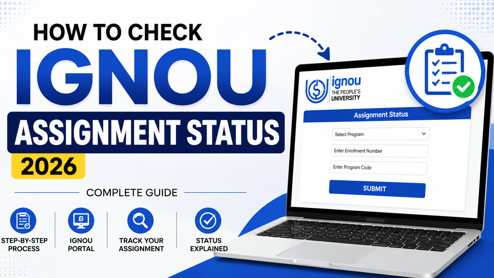 How to Check IGNOU Assignment Status 2026: Complete Guide