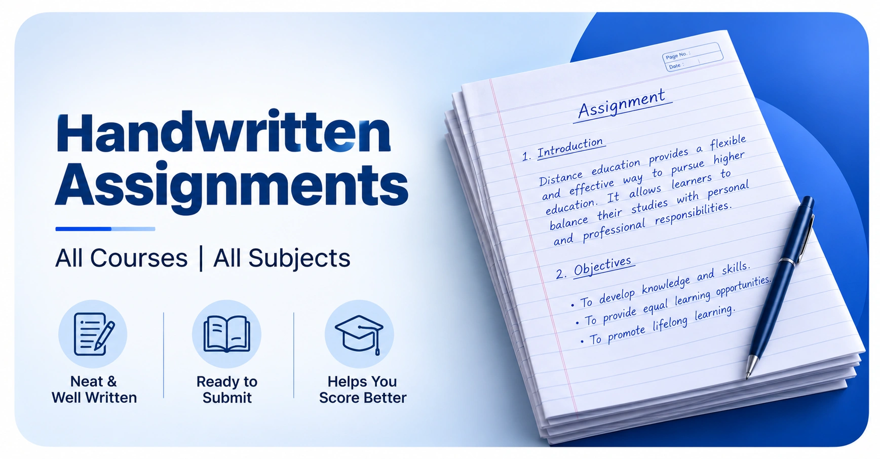 IGNOU Solved Assignments & Study Materials