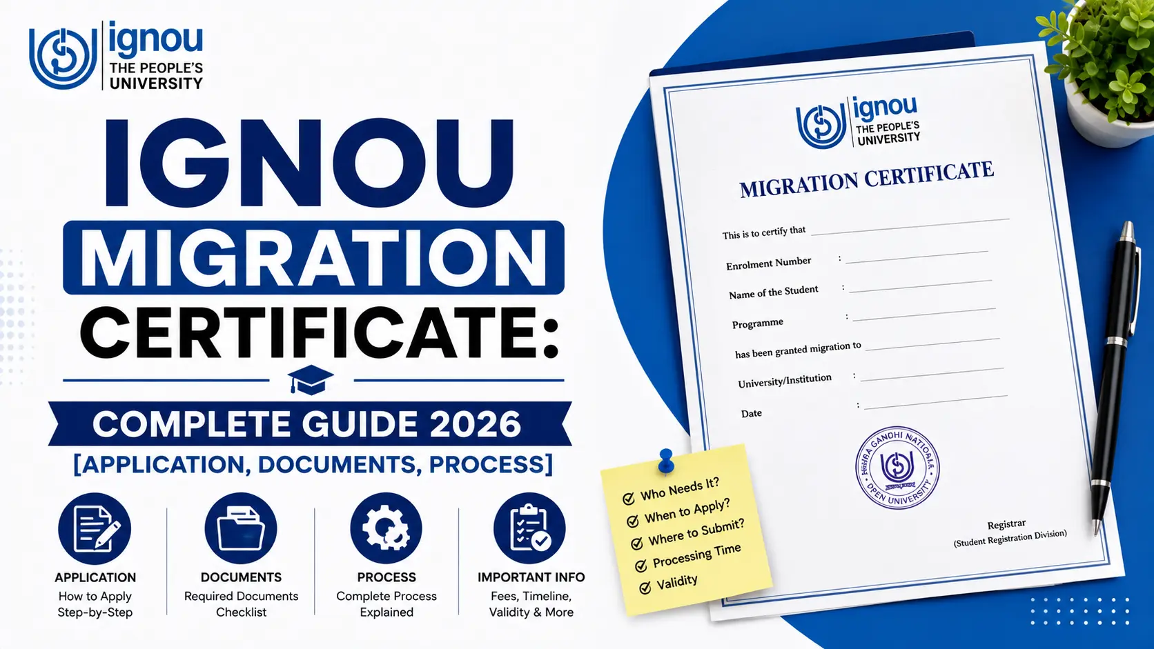 IGNOU Migration Certificate: Complete Guide 2026