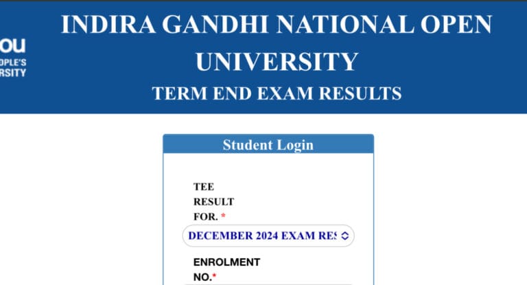 IGNOU Announces 9th Term End Results Update