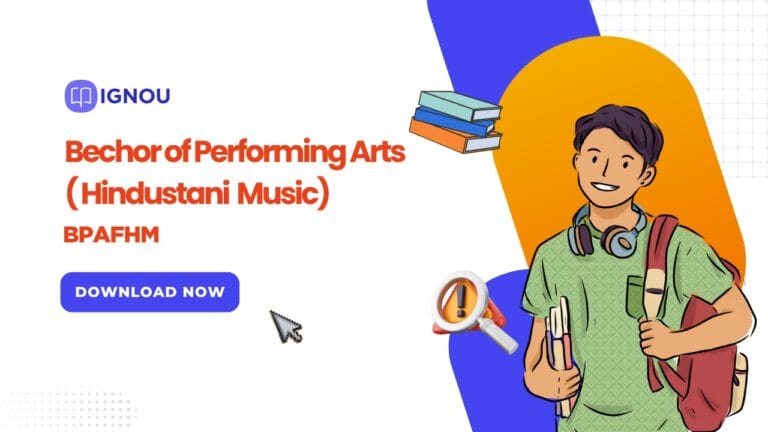 Bachelor of Performing Arts (Hindustani Music) BPAFHM