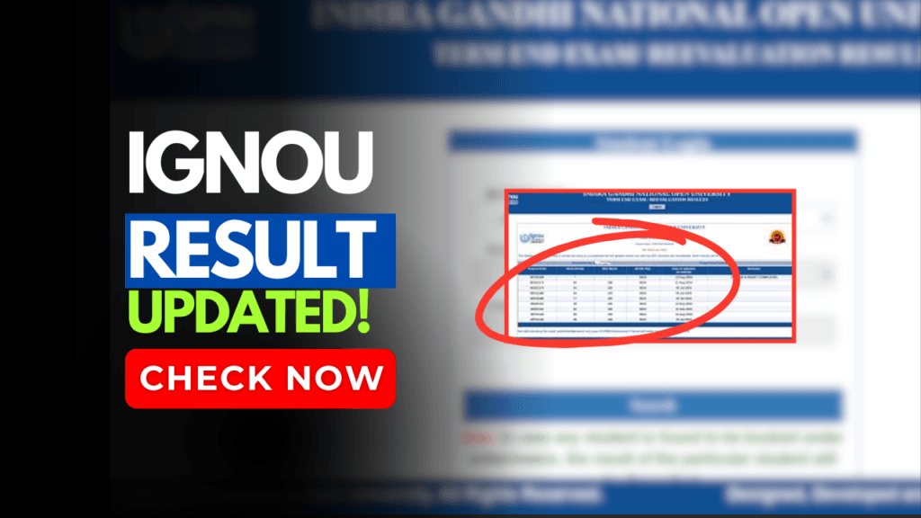 ignou result