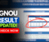 ignou result